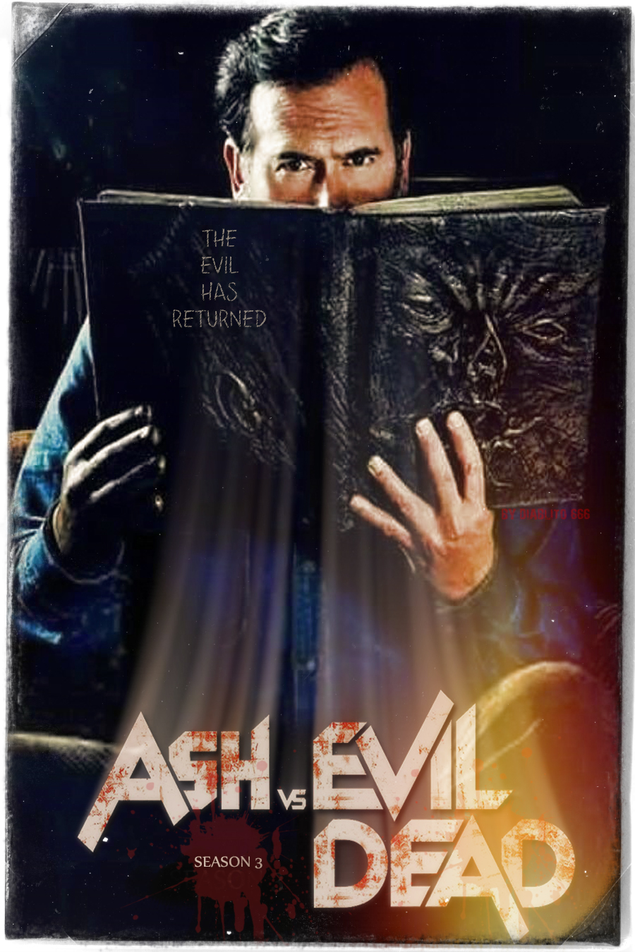 Ash Vs Evil Dead 3' Poster, picture, metal print, paint by DD ART