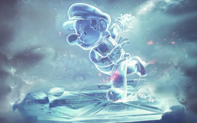 Ice Mario Wallpaper