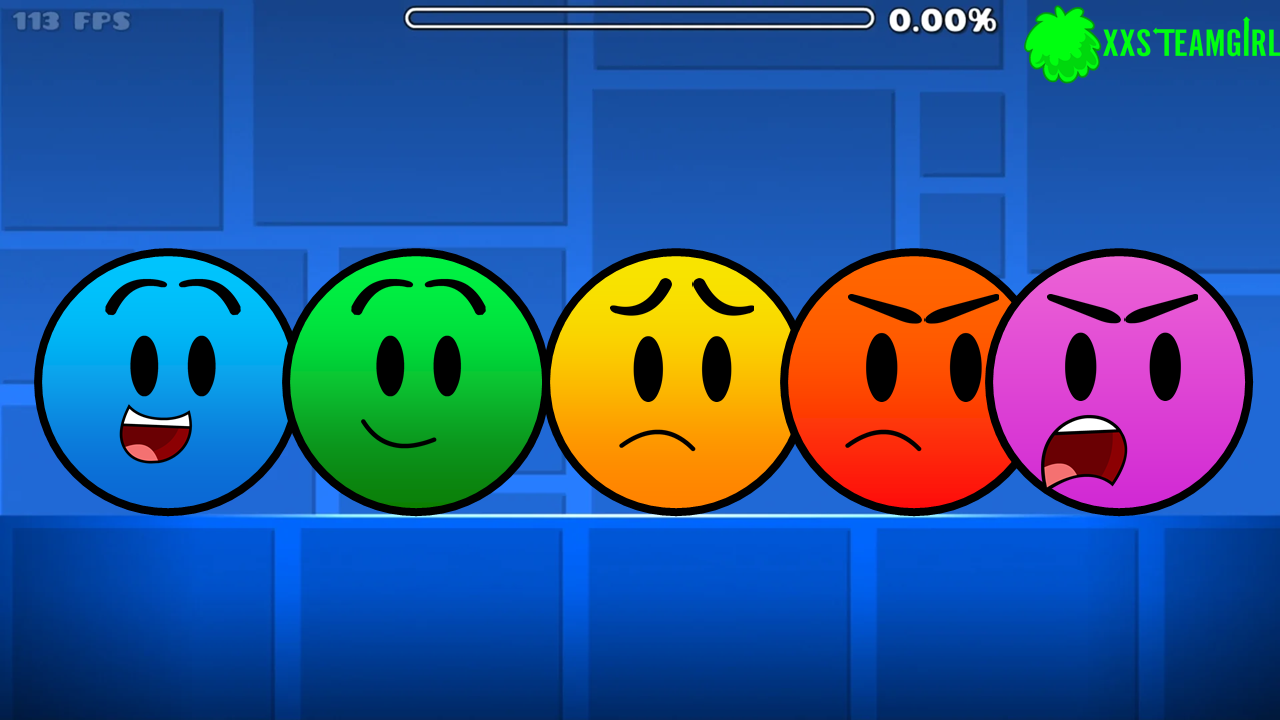 5 GD Difficulty Faces as Objects by xXSteamGirl on DeviantArt