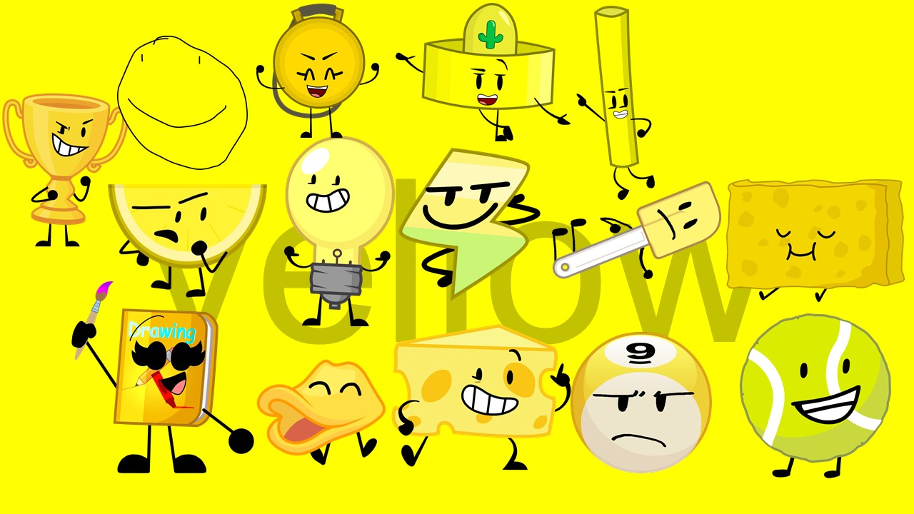 Yellow Object Show Characters by xXSteamGirl on DeviantArt