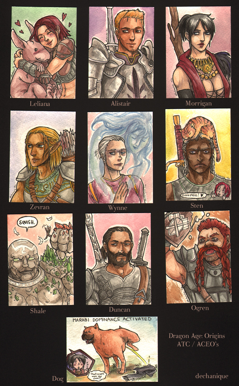 Dragon Age Trading Cards