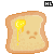 Sad Pixel Bread Slice -- HL