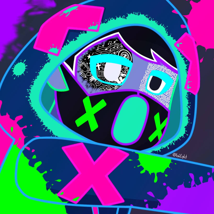 New Neon Style Profile Picture by 1OhEight on DeviantArt