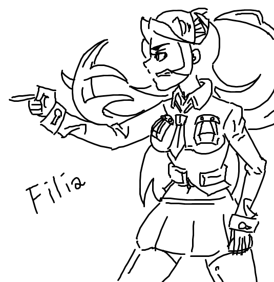 Skullgirls-Filia doodle