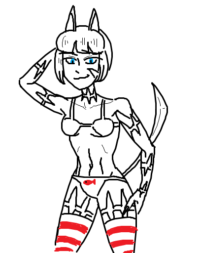 SkullGirls - Ms.Fortune doodle