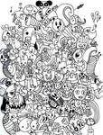 Final Doodle monster artwork