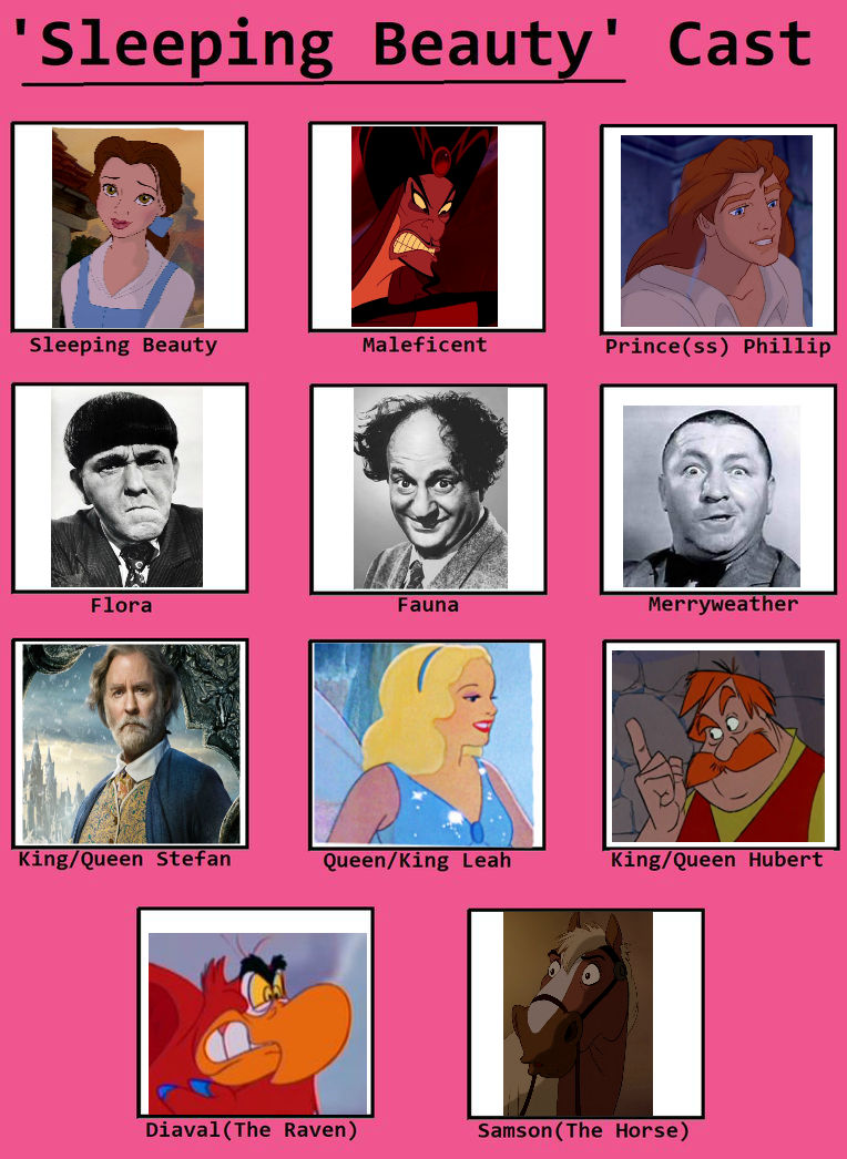 Sleeping Beauty Cast Meme By JeffersonFan99 On DeviantArt Sleeping beauty cast meme by jeffersonfan99 on deviantart
