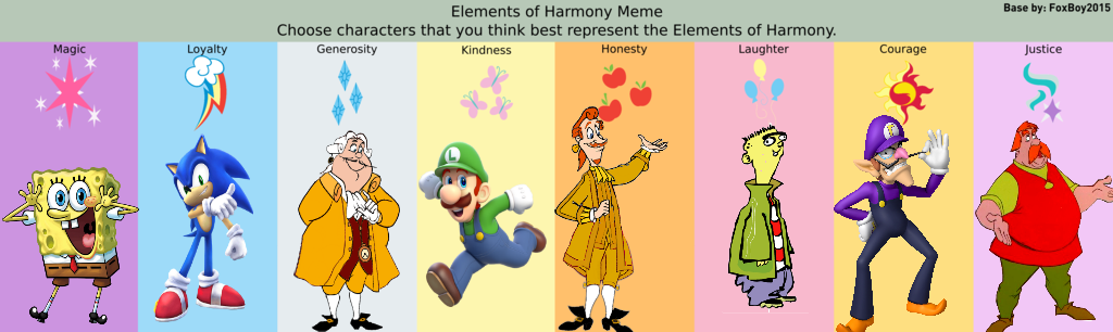 My Elements of Harmony by JeffersonFan99 on DeviantArt