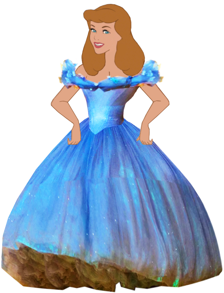 Cinderella in a blue dress by JeffersonFan99 on DeviantArt