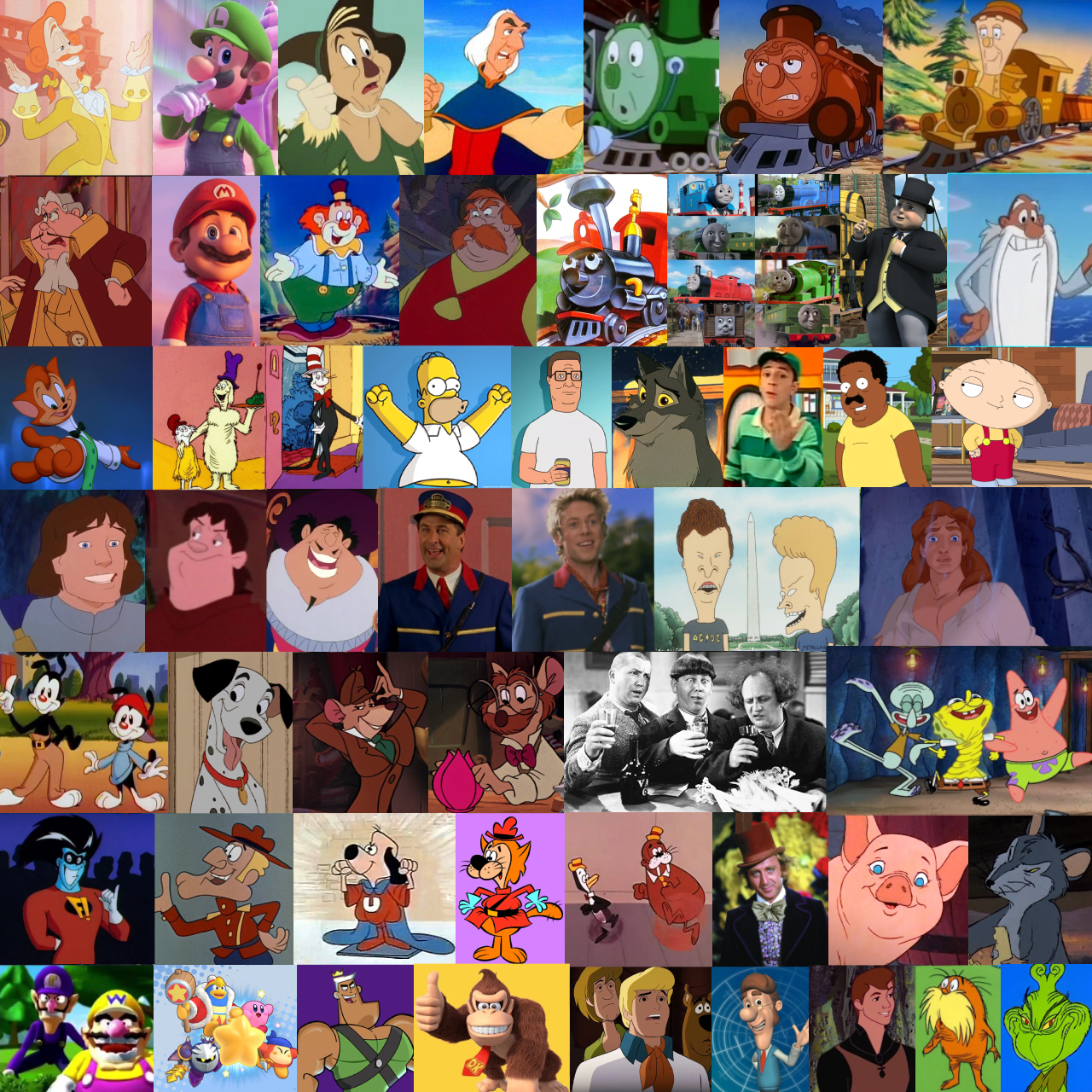 Characters Collages Deviantart Collage of My Favorite Male Characters by JeffersonFan99 on DeviantArt