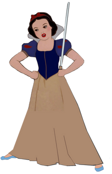 Snow White Ready to Fight