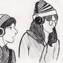 A Toque and Some Headphones