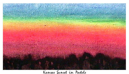 Kansas Sunset in Pastel