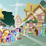 Ponyville crowd - Ponyville cameos