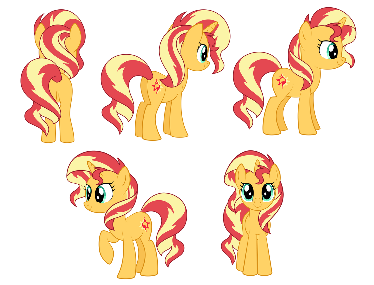 Sunset Shimmer reference by Culu-Bluebeaver on DeviantArt