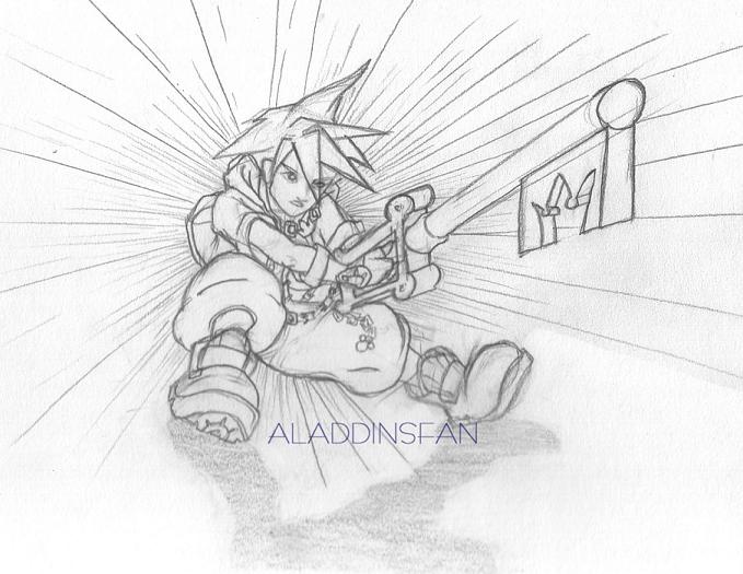 Sora with Keyblade