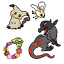 Some of the new pokemon