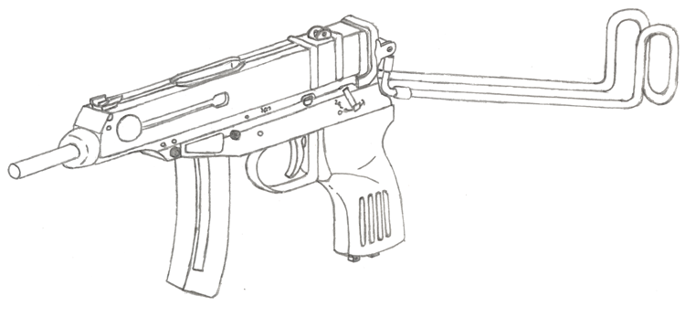 Skorpion vz. 61 Drawing