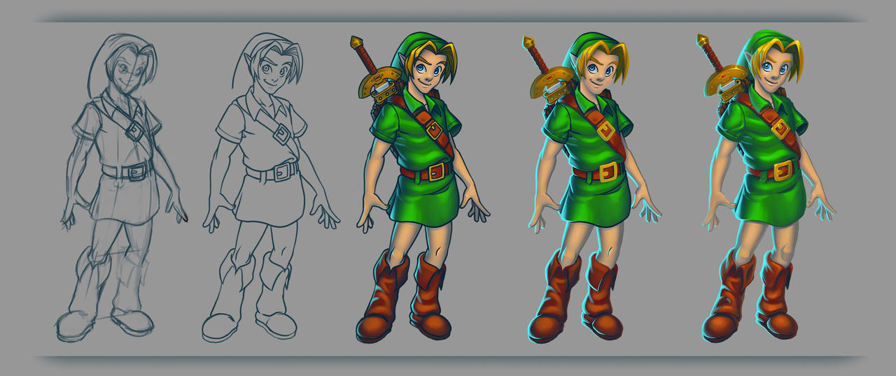 Young Link Process By Devilm4n On DeviantArt young-link-process-by-devilm4n-on-deviantart