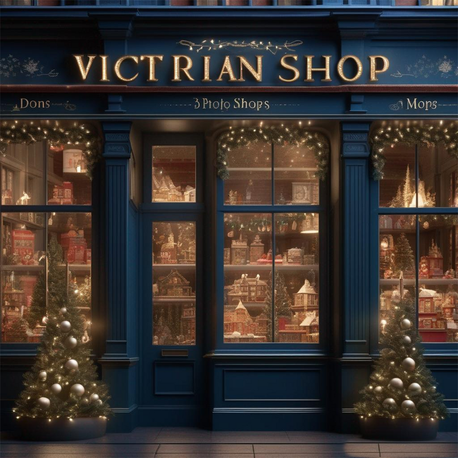 Victorian Toy Shop Window Display During Xmas Time By WilMarit On victorian-toy-shop-window-display-during-xmas-time-by-wilmarit-on