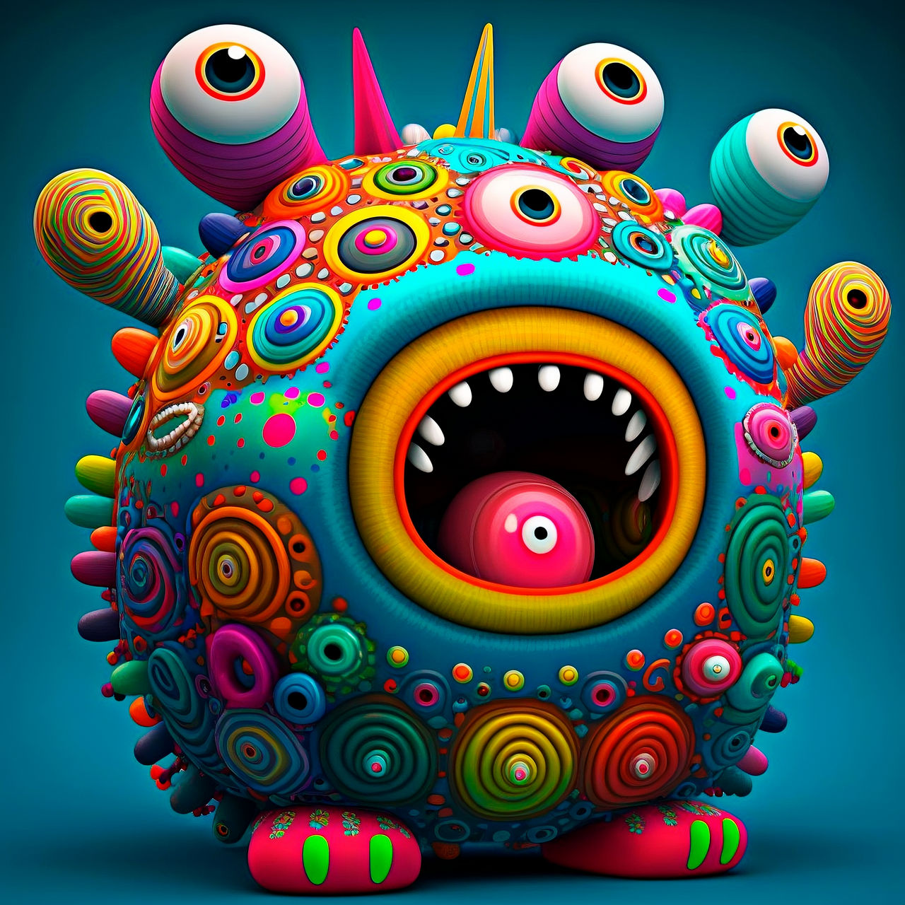 Inner Monster #1 by GuidoniArt on DeviantArt