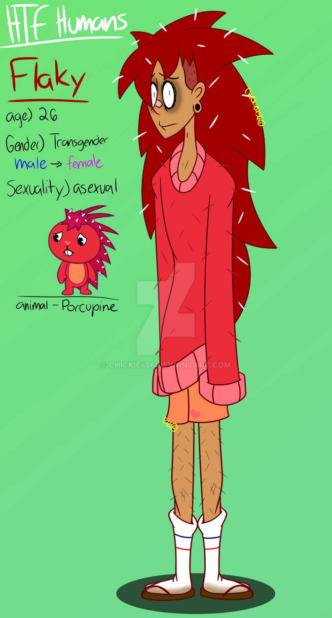 HTF Flaky (my human style) by Chickie456 on DeviantArt