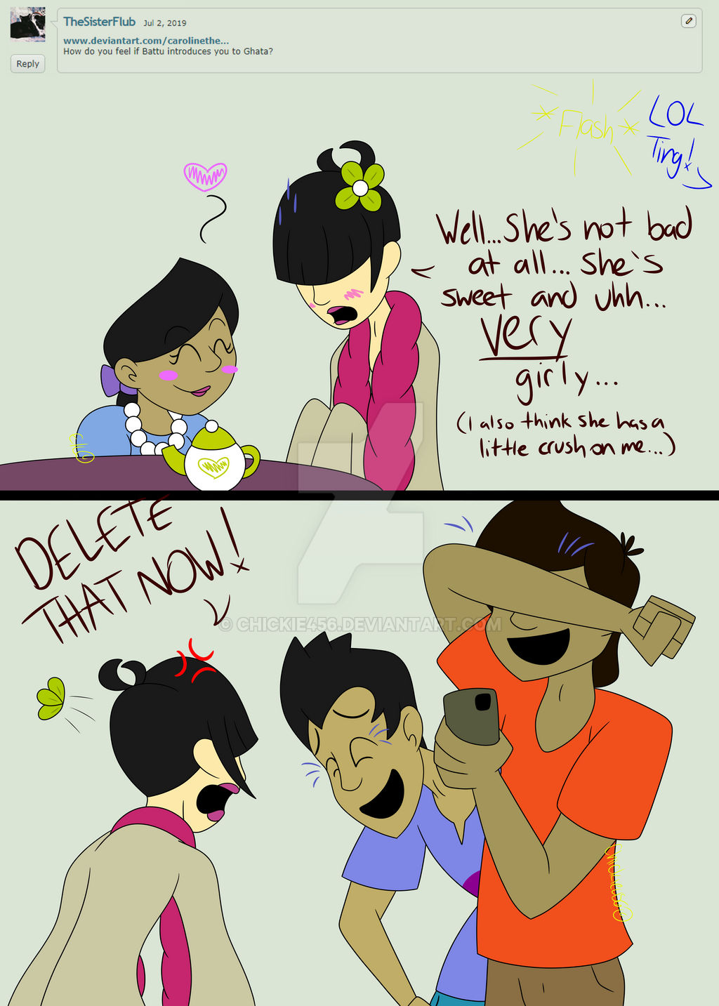 Ting meets Ghata (ask Ting-Tong 13) by Chickie456 on DeviantArt Ting meets Ghata (ask Ting-Tong 13) by Chickie456 on DeviantArt