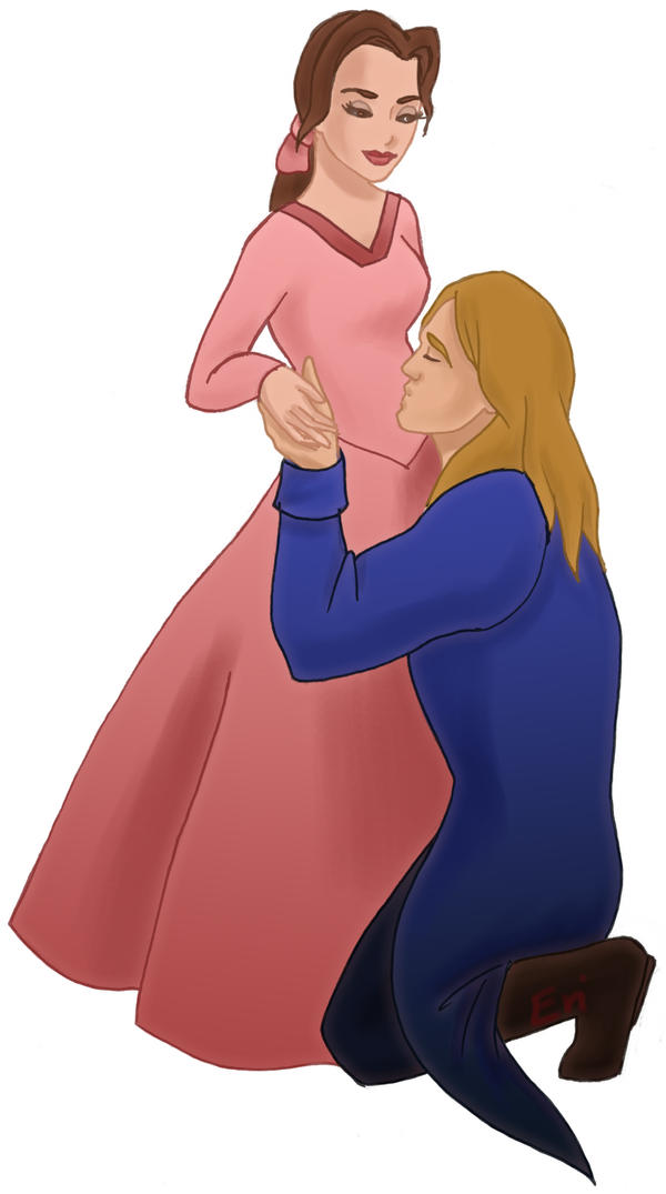 Beauty +Beast - Kiss by artisteri on DeviantArt