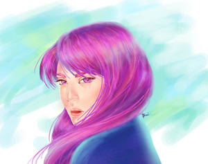 Purple Portrait