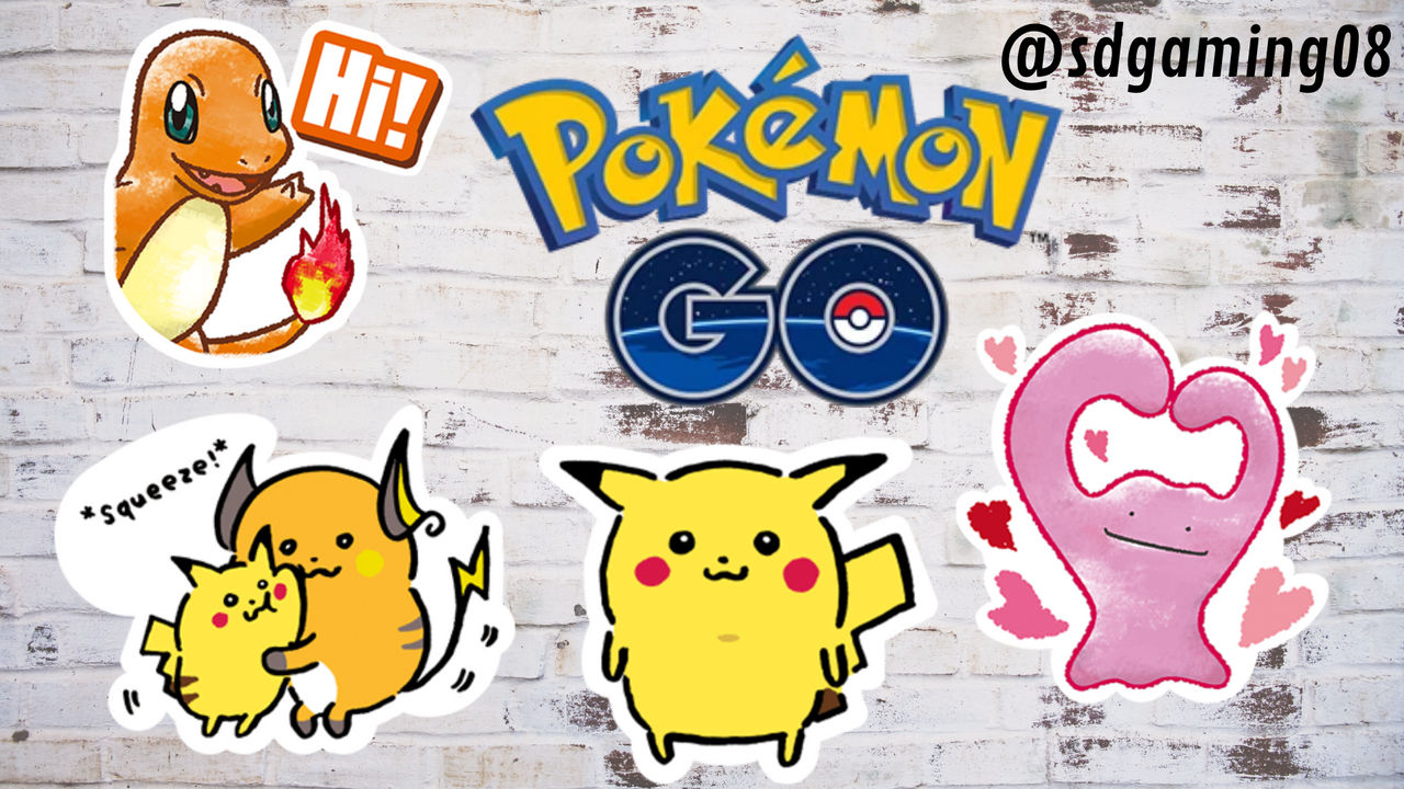 Pokemon Go Stickers 2 by sdgaming08 on DeviantArt