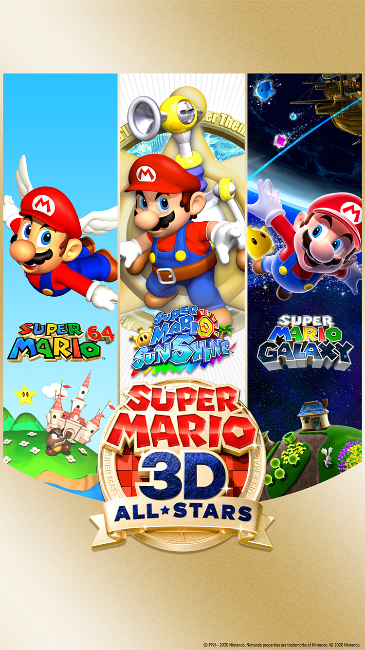 Super Mario 3D All Stars Smartphone Wallpaper by sdgaming08 on DeviantArt