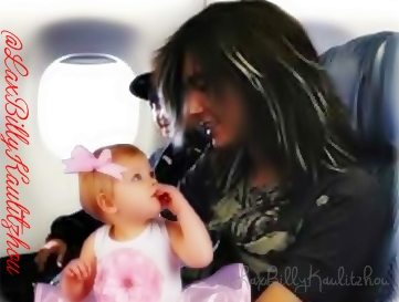 Bill Kaulitz and a baby girl