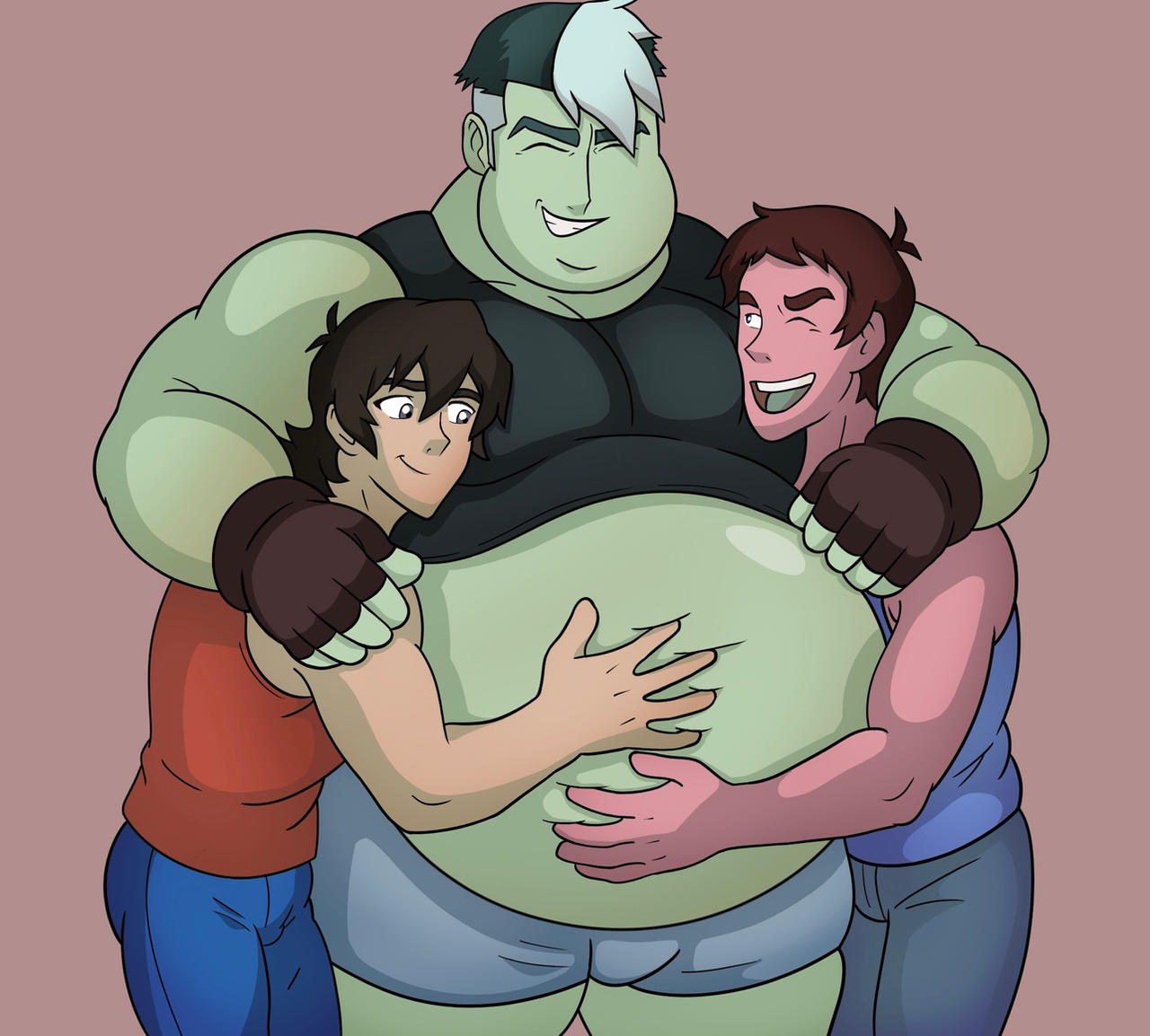 Ultron Fat Voltron Fat Huddle by justdoit123 on DeviantArt