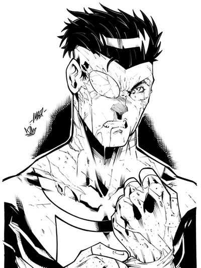 Invincible inks by kingcorey25 on DeviantArt