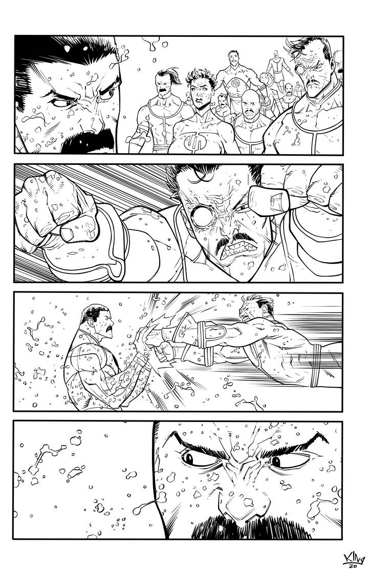 Invincible Inking Invincible Sequential Inking over Ottley by kingcorey25 on DeviantArt