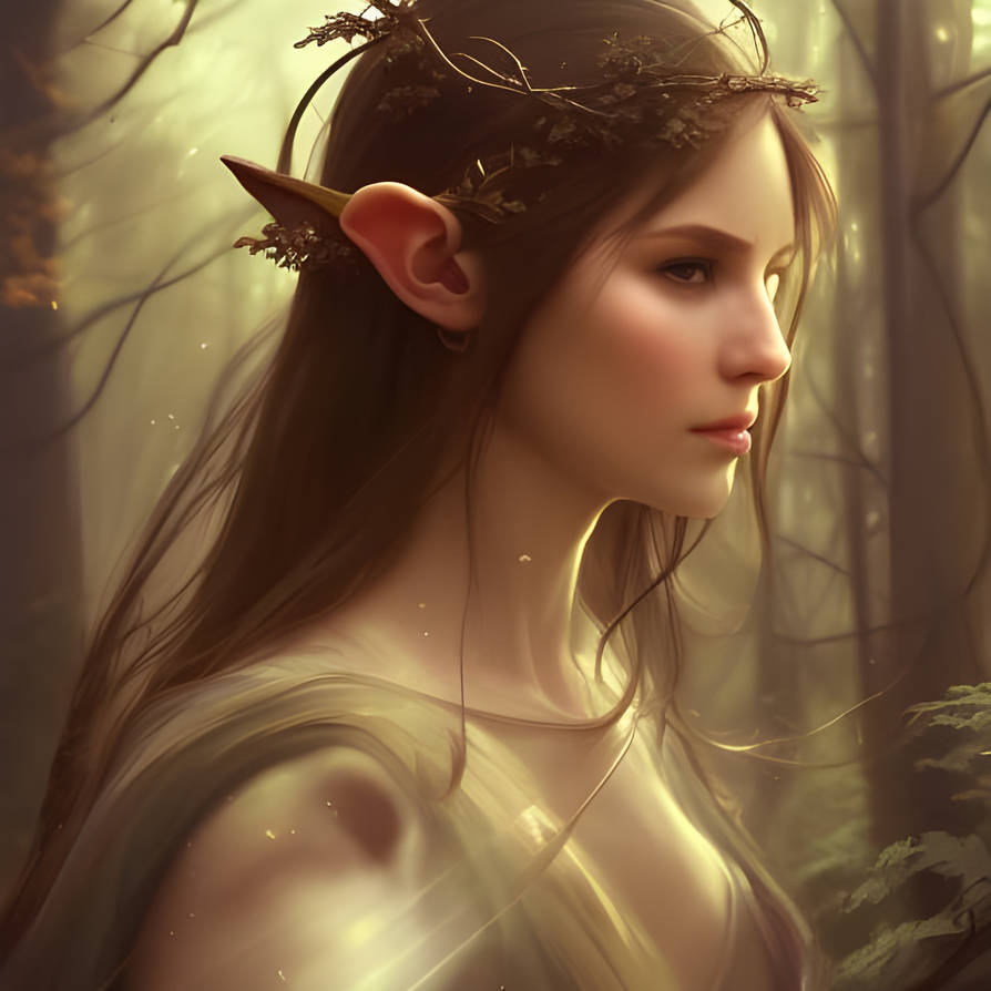 Elven woman by Tirronan on DeviantArt