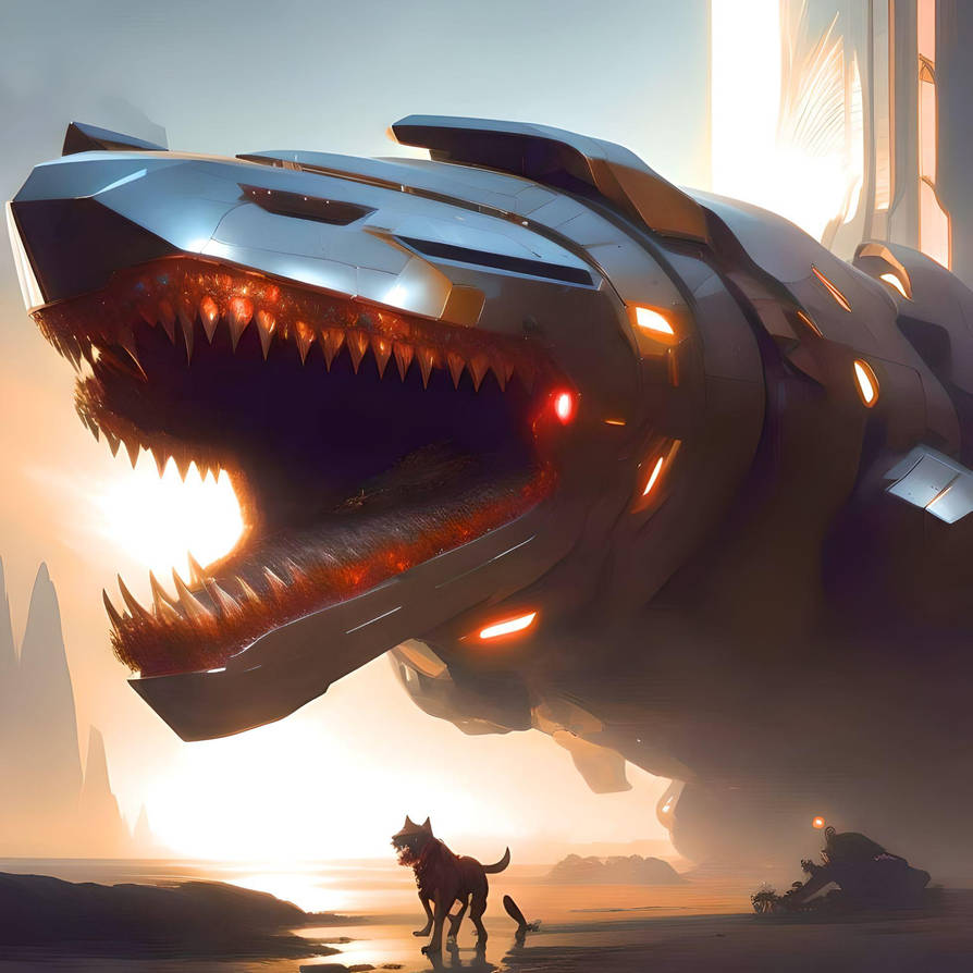 Mecha dog by Tirronan on DeviantArt