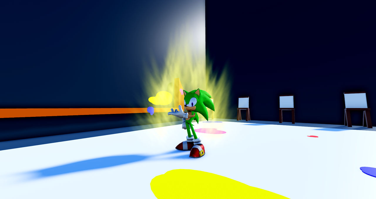 Sonic RP+ - Semi-Super Sonic by amogus5678 on DeviantArt