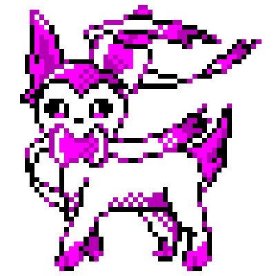 GSC styled Sylveon sprite by fourscored on DeviantArt