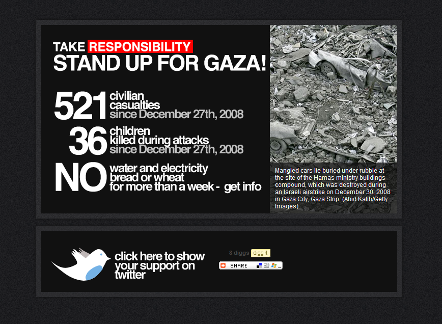 I stood up for GAZA,