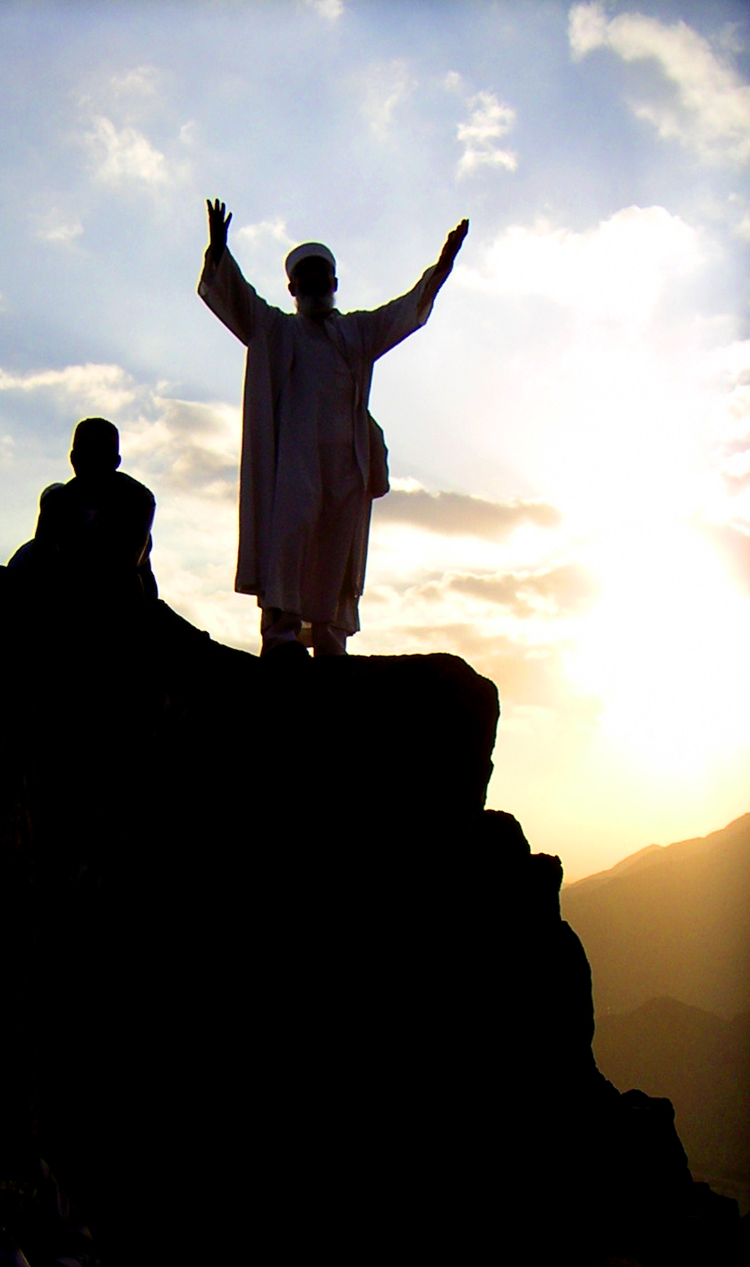 praying pilgrim