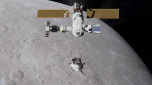 Boeing Lunar Lander Undocks from DSG
