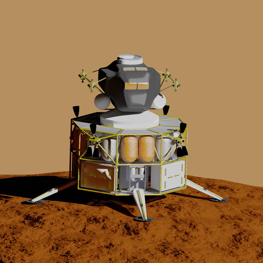 Boeing Mars lander by brickmack on DeviantArt