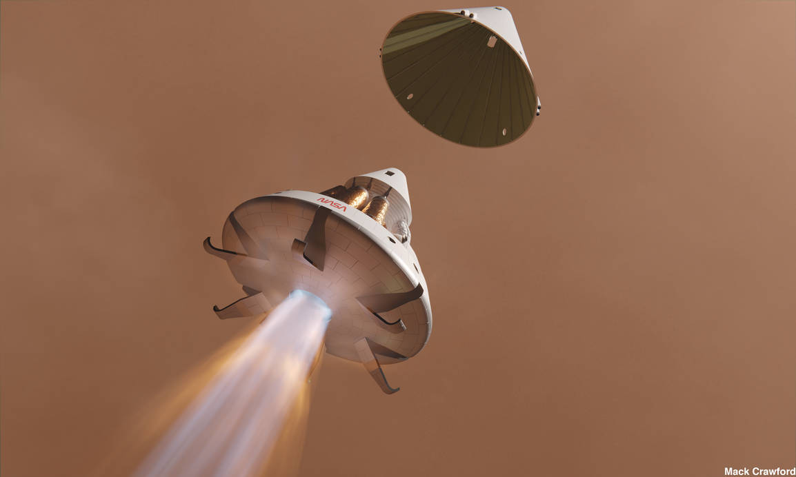 Mars Excursion Module shroud release by brickmack on DeviantArt