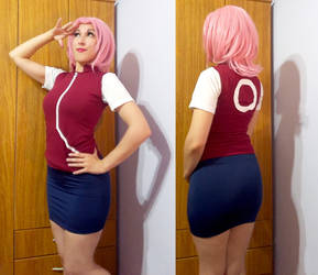 Sakura Haruno Casual cosplay