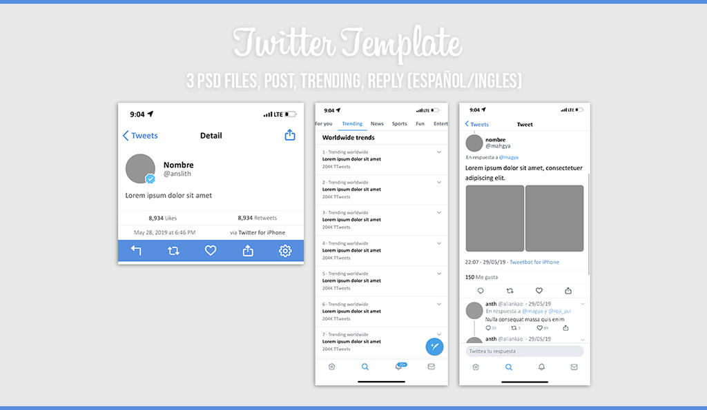 Template Twitter by Vitya2203 on DeviantArt