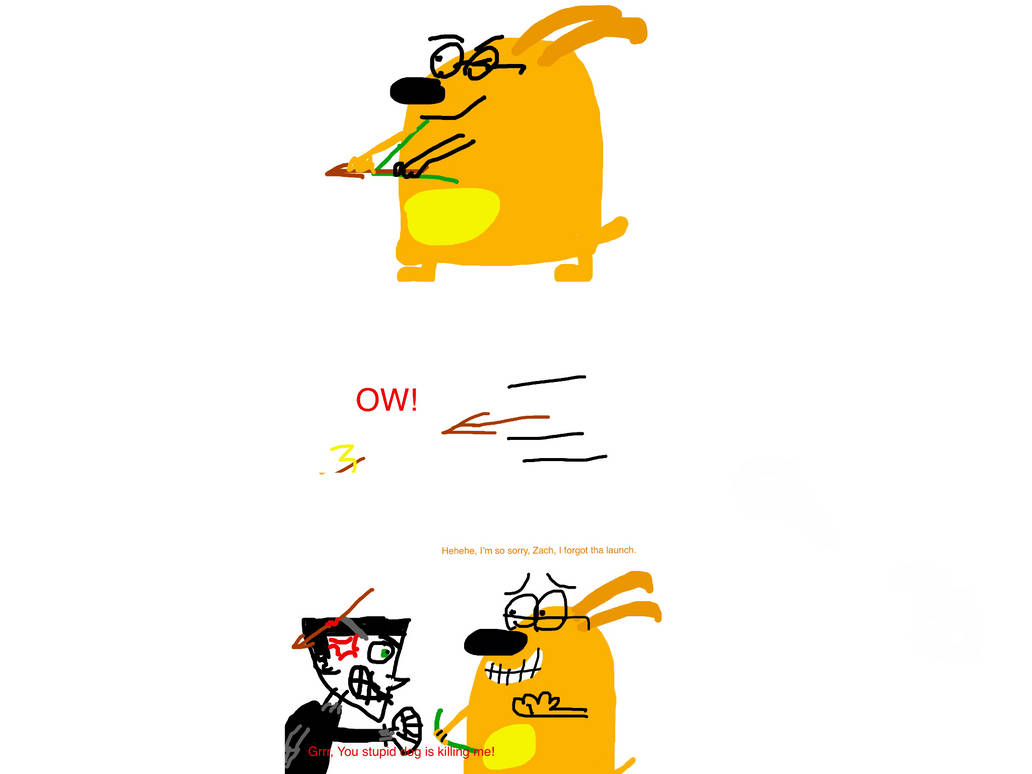 Minecraft Ruff Ruffman Ruff Ruffman throws a Weapon by ChaBazile on DeviantArt