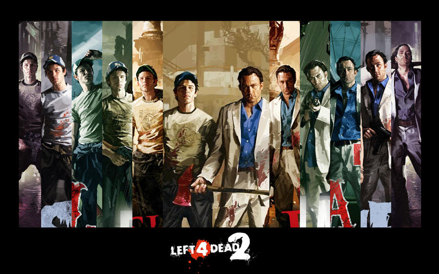 L4D2 - Nick and Ellis Wall by Hazeloop on DeviantArt