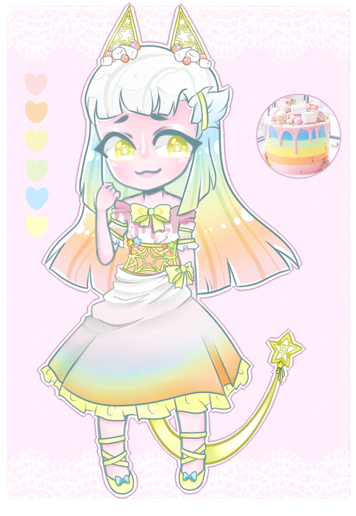 [Adopts]: Rainbow Cake