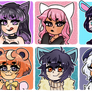 [Art Payment]: Icons kawaii-antagonist